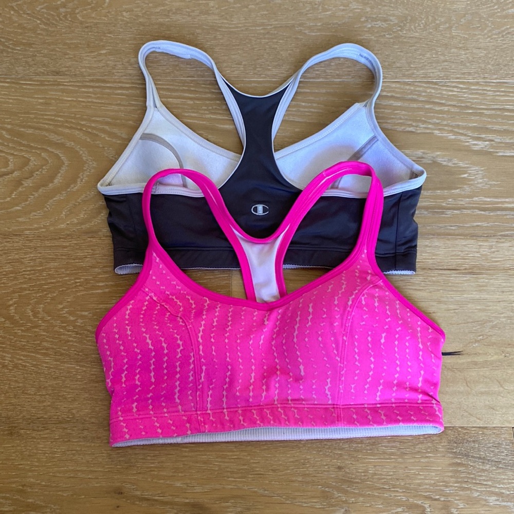 Champion sports bras women’s size 34c.